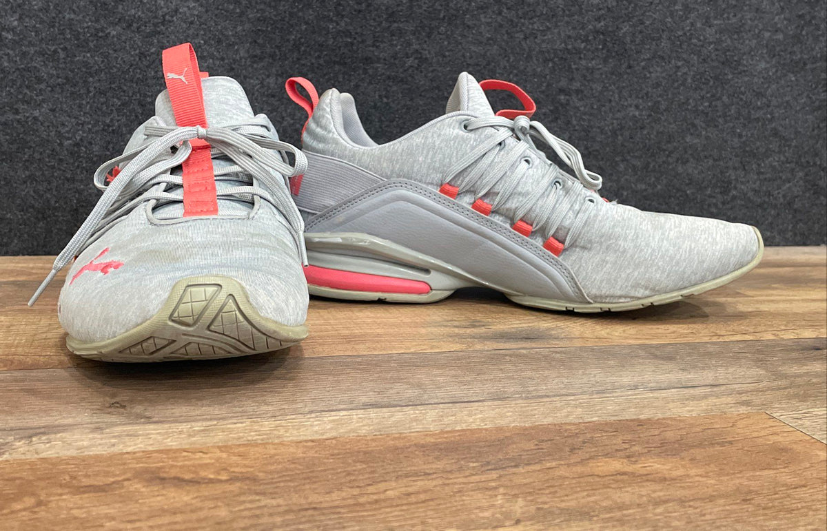 Puma Cell Vive Clean Grey Pink Women's Running Shoes Size 11