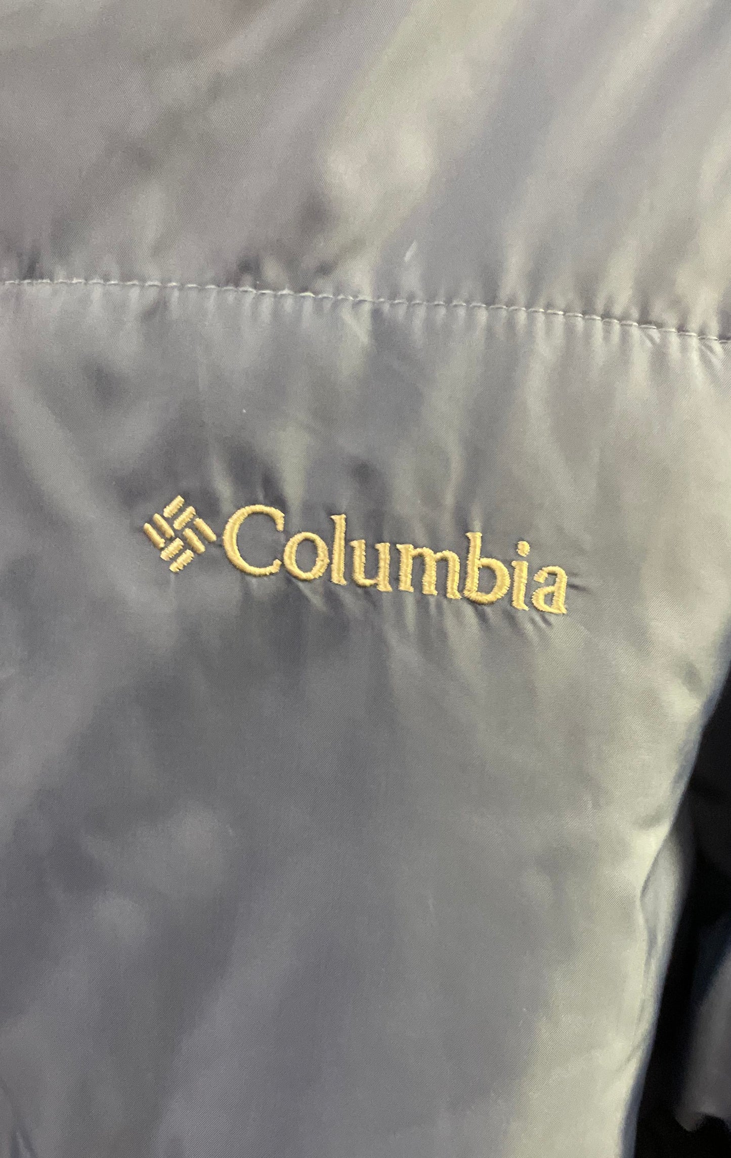 Columbia Kids Blue Reversible Insulated Puffer Fleece Jacket Sz XL 18/20