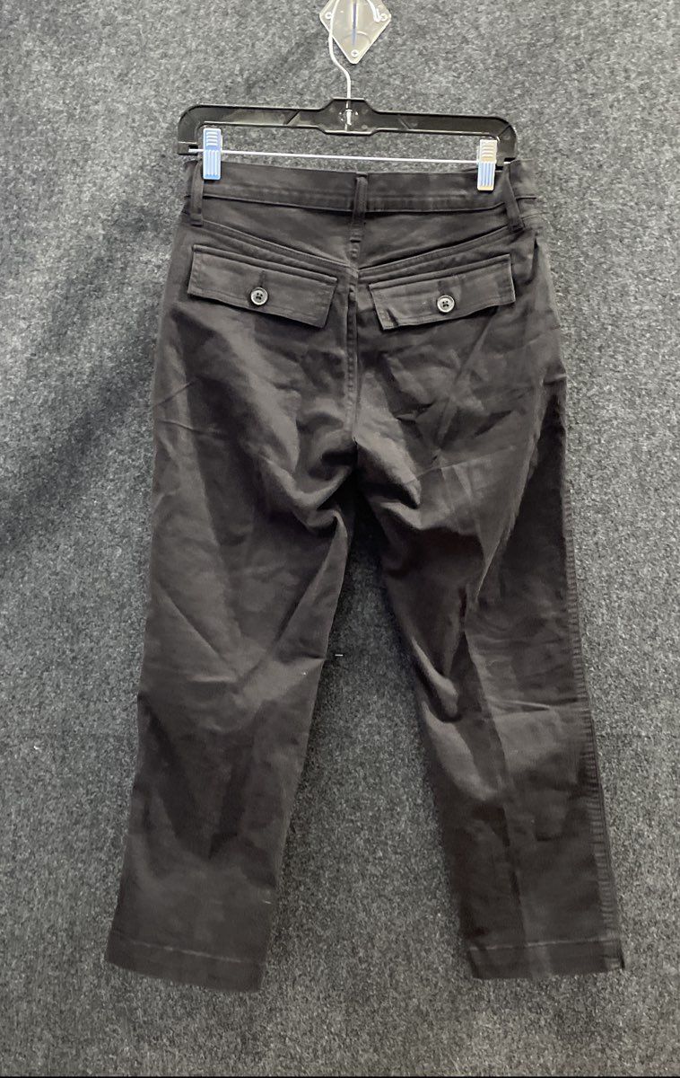 Lucky Brand Women's Black Utility Fatigue Patch Pockets High Rise Jeans Sz 4/27