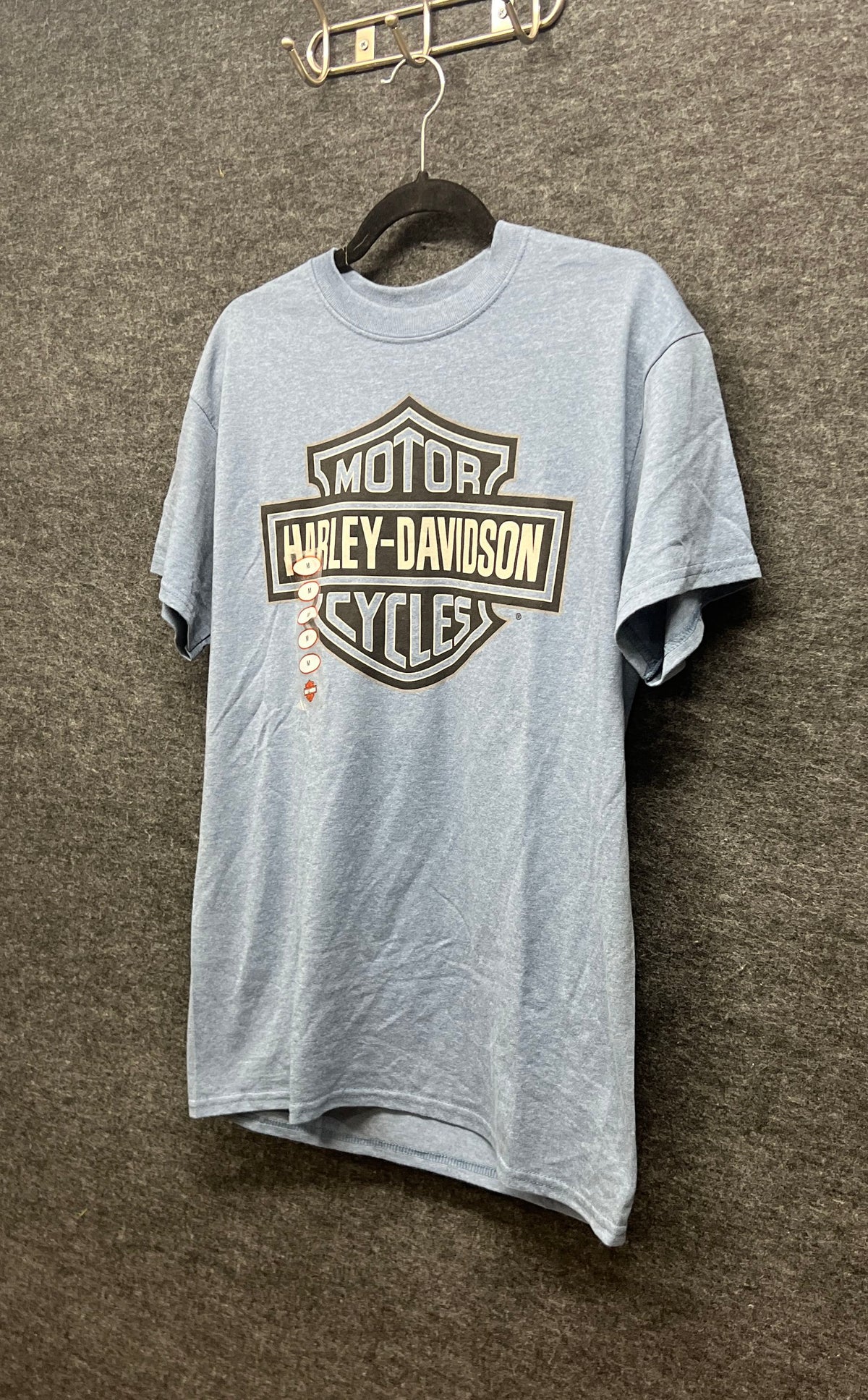 Harley-Davidson Jackson Hole Wyoming Graphic T-Shirt Blue Heather Sz M