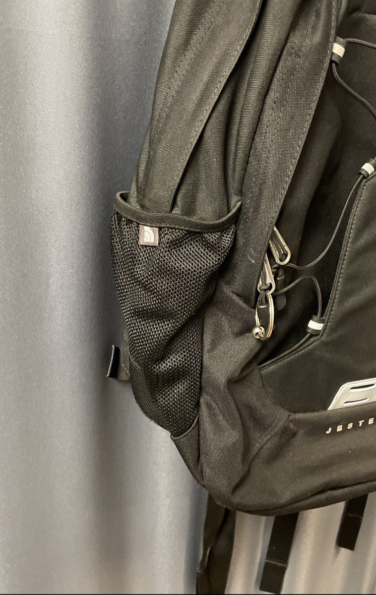The North Face Black Jester Backpack Padded Laptop Sleeve Daypack