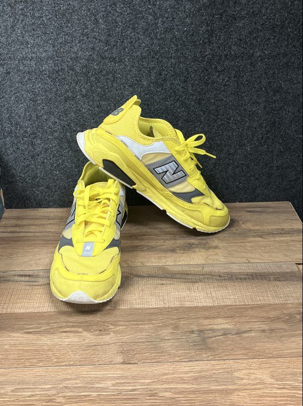 New Balance X-Racer MSXRCHTR Yellow White Grey Lifestyle Sneakers Size 12
