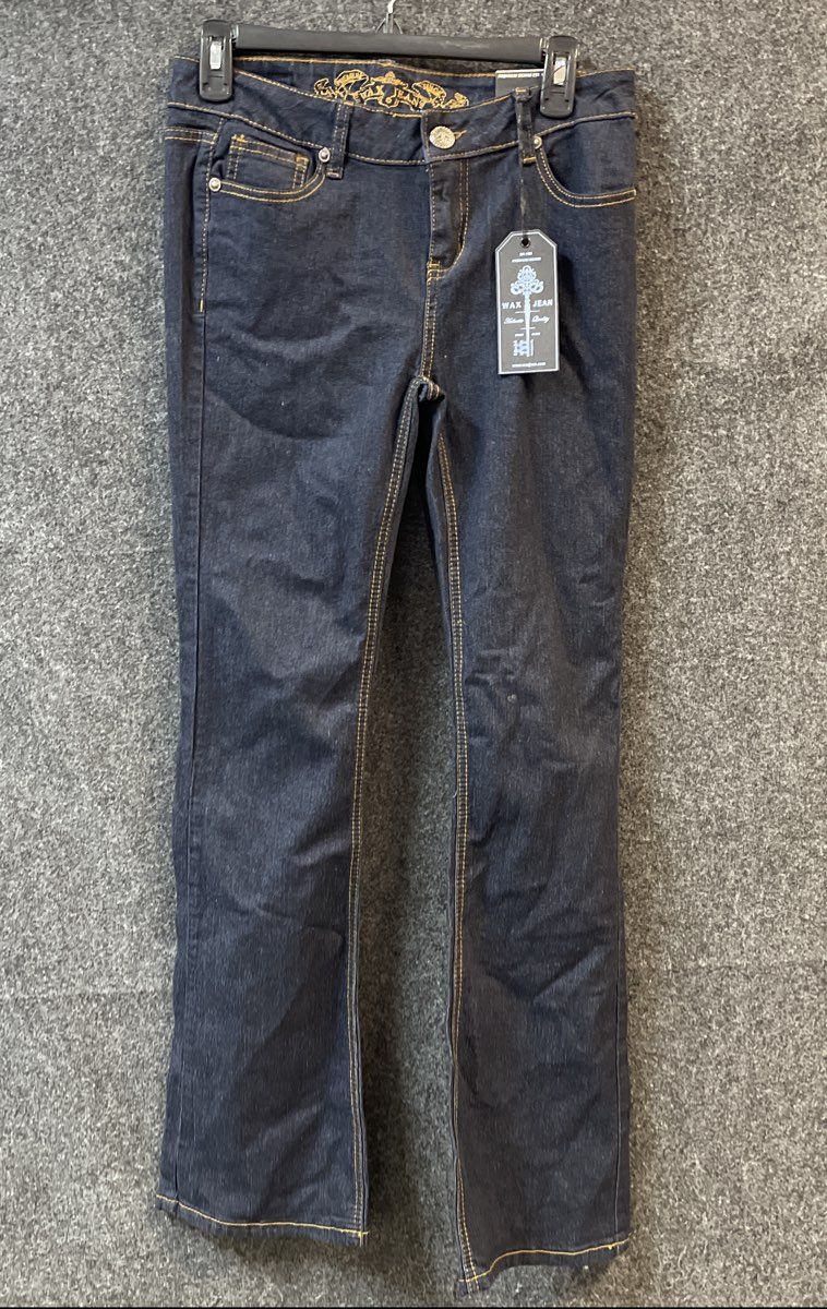 Wax Jean Women's Dark Wash Stretch Bootcut Jeans Sz 9 NWT