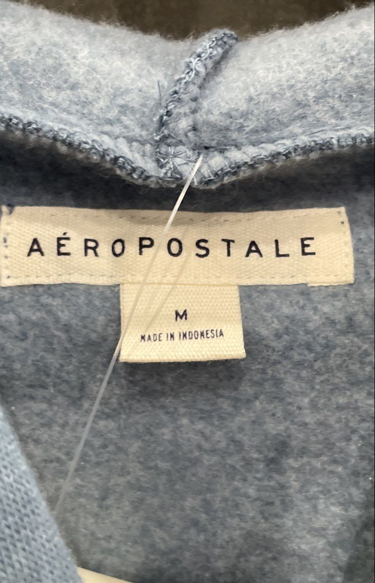 Aeropostale Women's Blue East Coast Graphic Pullover Hoodie NWT Size M