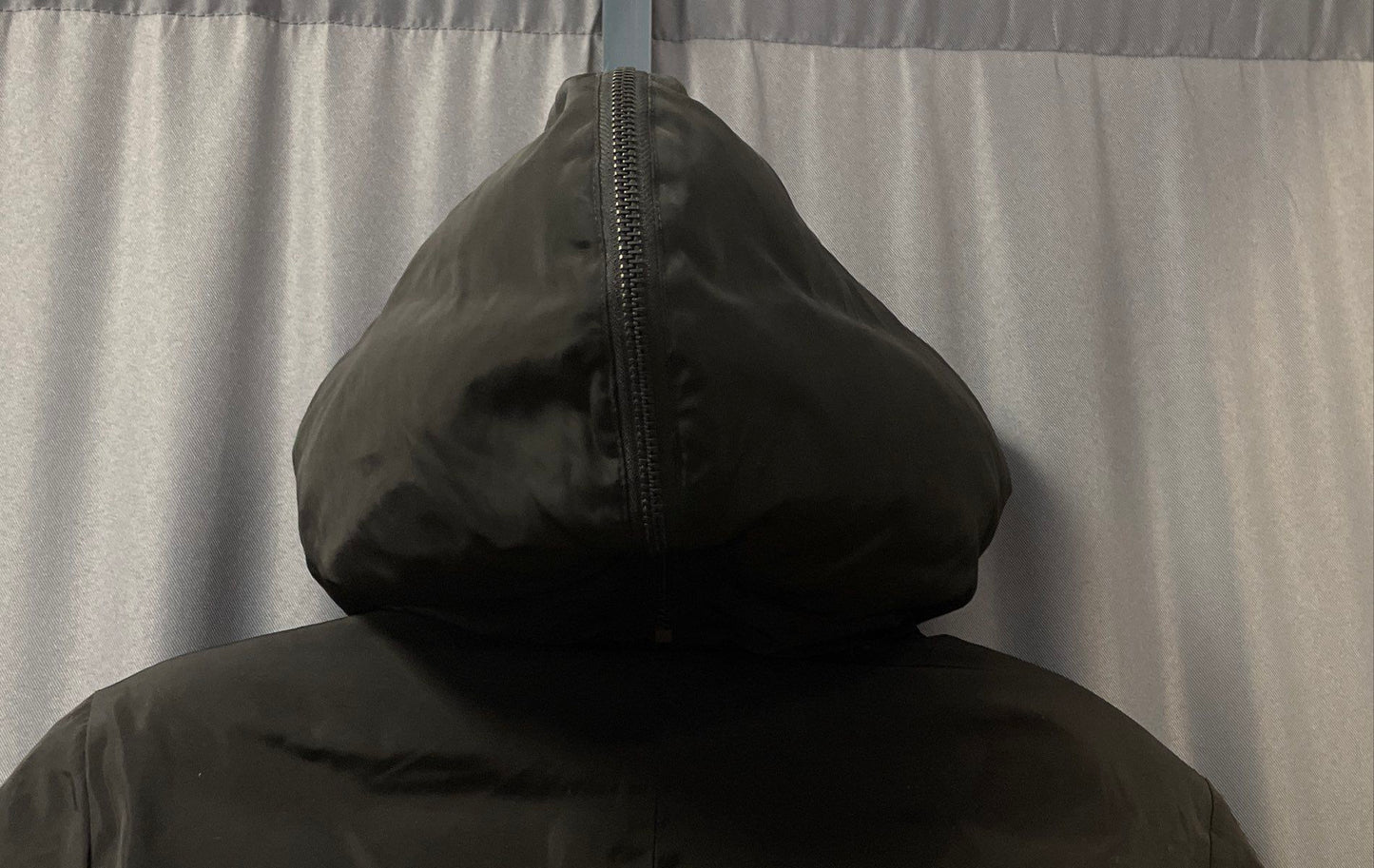 Armani Exchange Women's Black Down Hooded Puffer Parka Jacket Sz XS