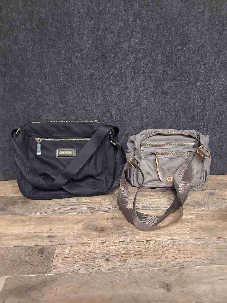 Calvin Klein Lily & Drew Nylon Crossbody Handbag Purse Lot of 2
