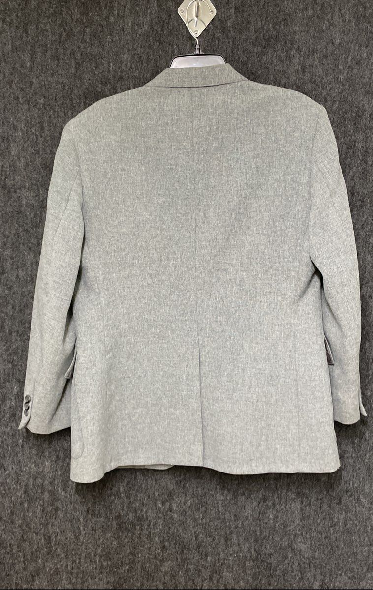Vintage 80s Levi's Men's Gray Textured Action Suit Blazer Sport Coat Sz 44S