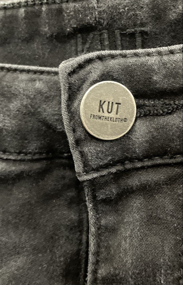 KUT from the Kloth Women's Black Stretch Denim Skinny Jeans Sz 16W
