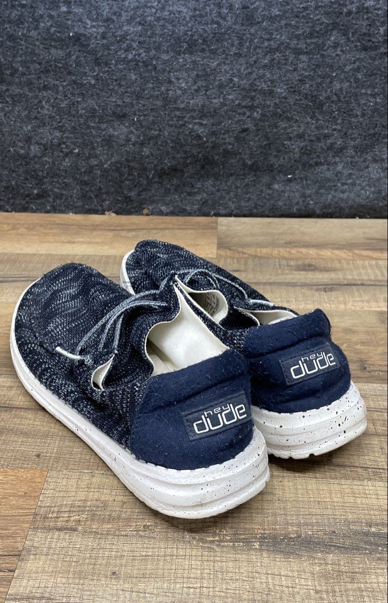 Hey Dude Wendy Sox Navy Blue Slip On Sneakers Women's Size 7