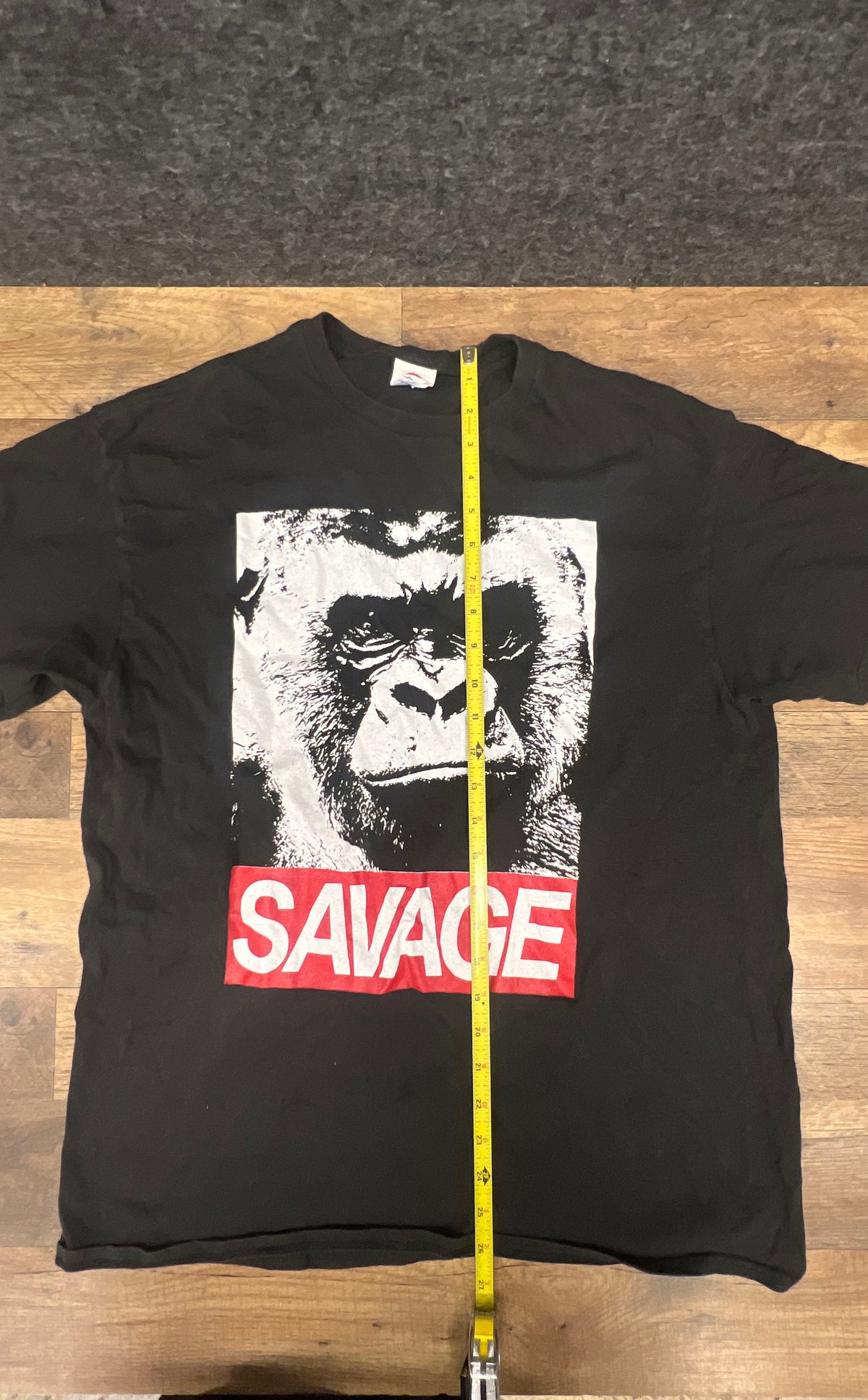 Vintage 2000s Savage Gorilla Streetwear T-Shirt Delta Pro Weight Sz L