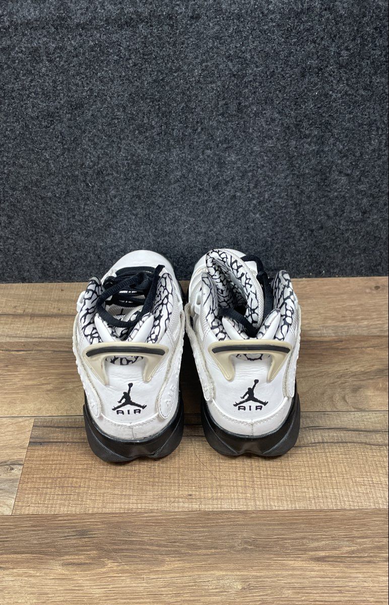 Air Jordan 6 Rings White Black Elephant Print GS Youth Size 5.5Y