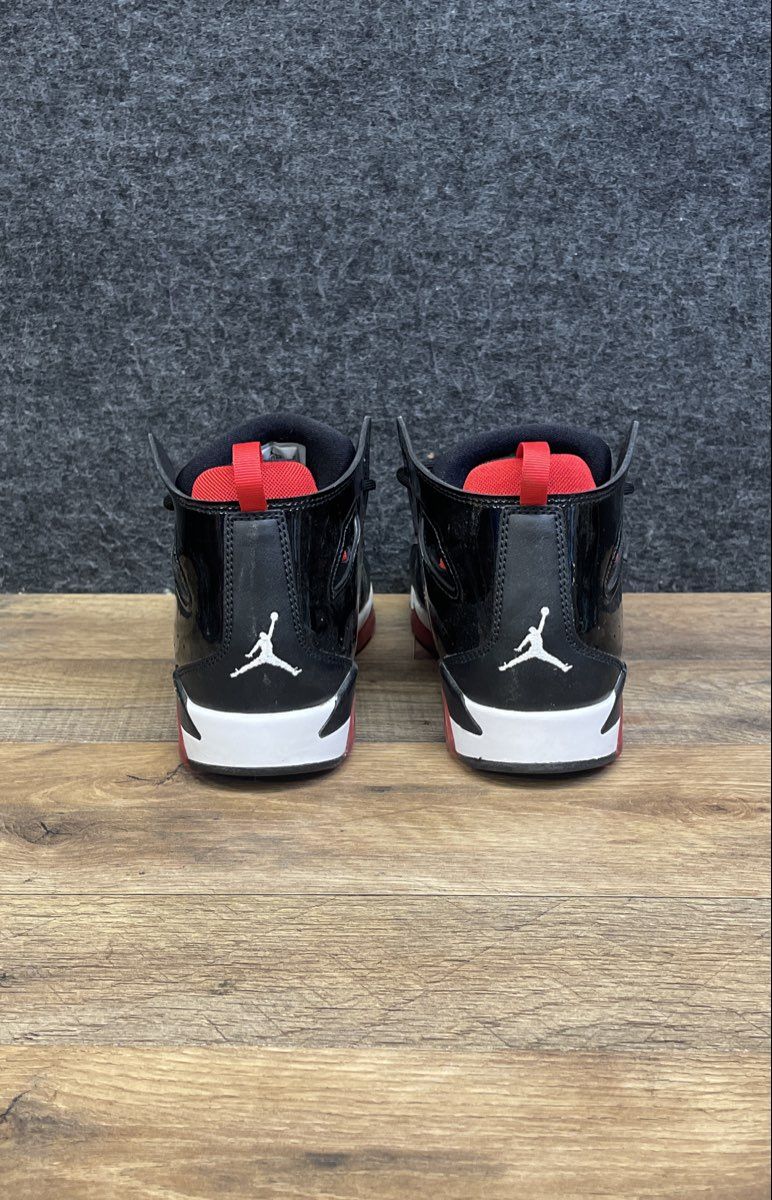 Nike Air Jordan Jumpman MVP Black University Red White Sneakers Size 5Y