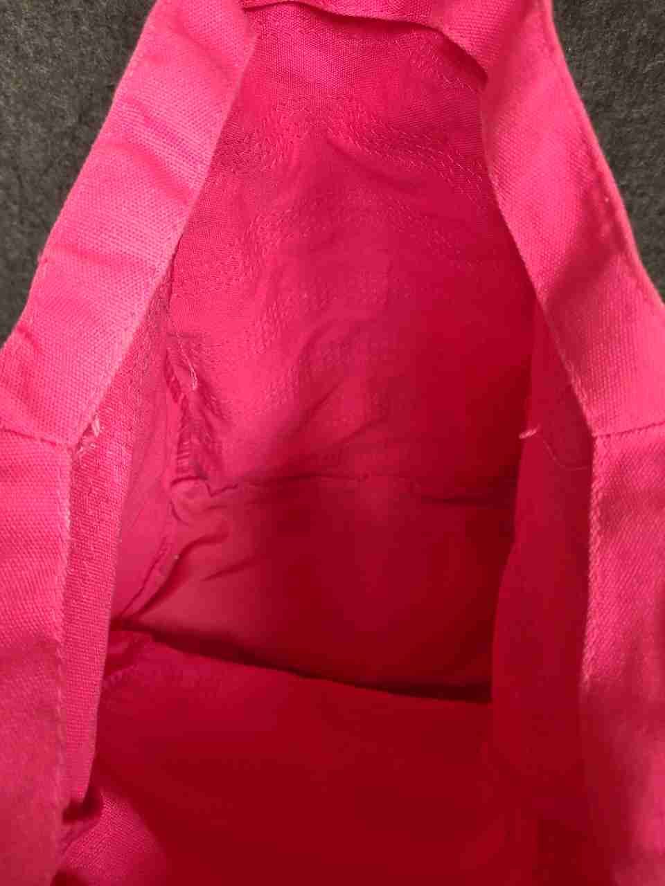 Victoria's Secret Sequin Canvas Tote Bags Striped Pouch Pink Black Lot of 3