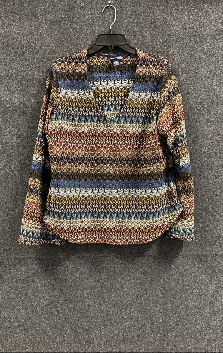 Venezia Jeans Clothing Co Multicolor Long Sleeve Shirt Women's Size 18/20