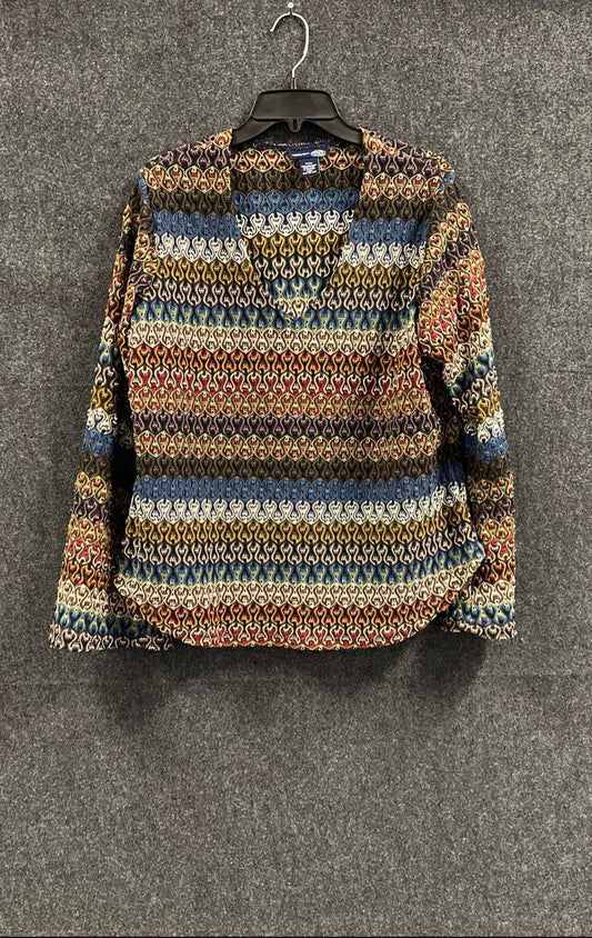 Venezia Jeans Clothing Co Multicolor Long Sleeve Shirt Women's Size 18/20
