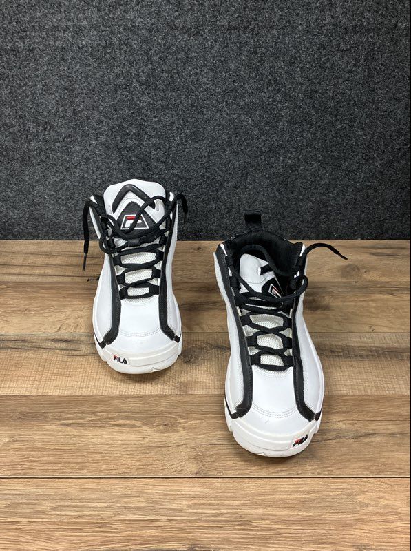 Fila Grant Hill 2 White Black Red Basketball Sneakers Kid's Size 6