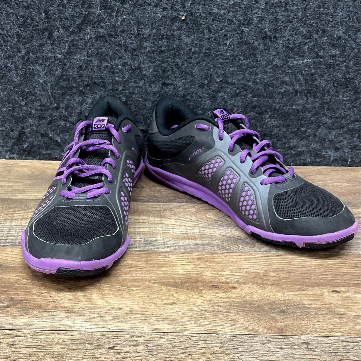 New Balance Minimus WX20GP2 Black Purple Women's Training Shoes Size 10