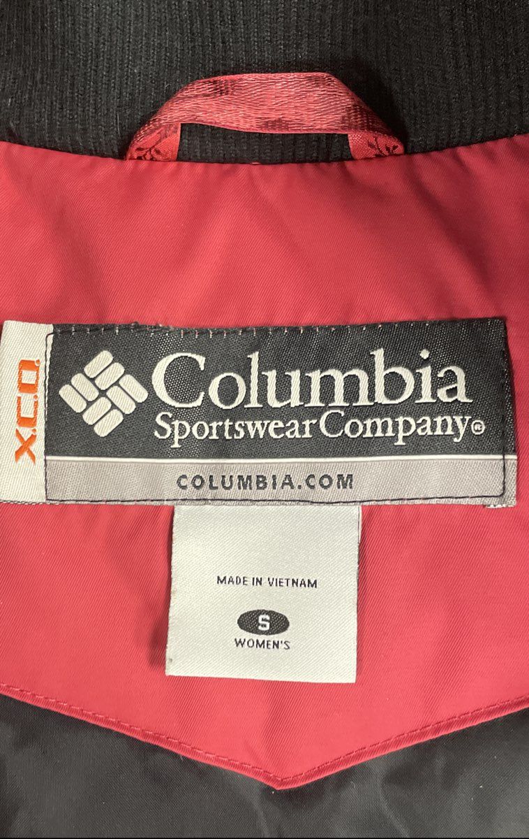 Columbia Women's Majesty Red Down Insulated Hooded Jacket Faux Fur XCO Sz S