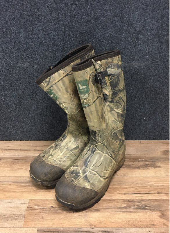 Field & Stream 1000g Thinsulate Ultra Camo Rubber Hunting Boots Size 12
