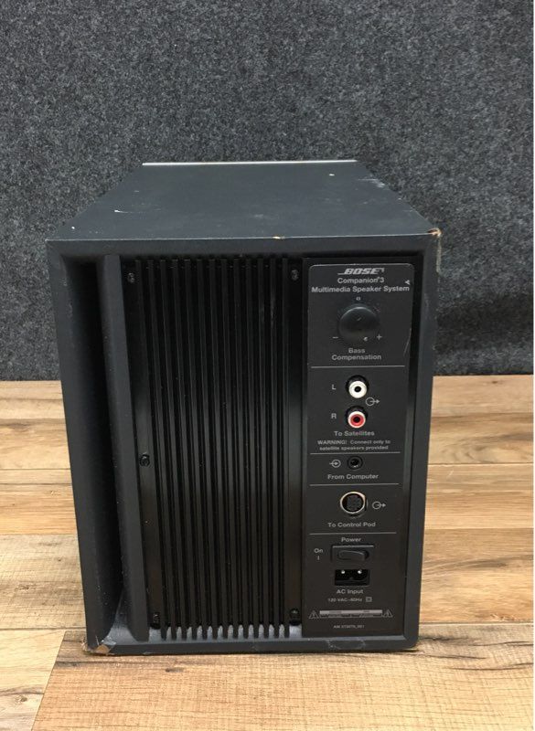 Bose Companion 3 System Subwoofer Acoustimass Module Only