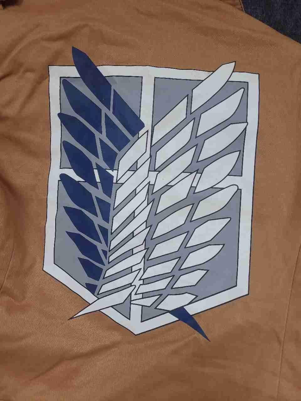 Xinghedongman Attack on Titan Scout Regiment Cosplay Jacket Tan M