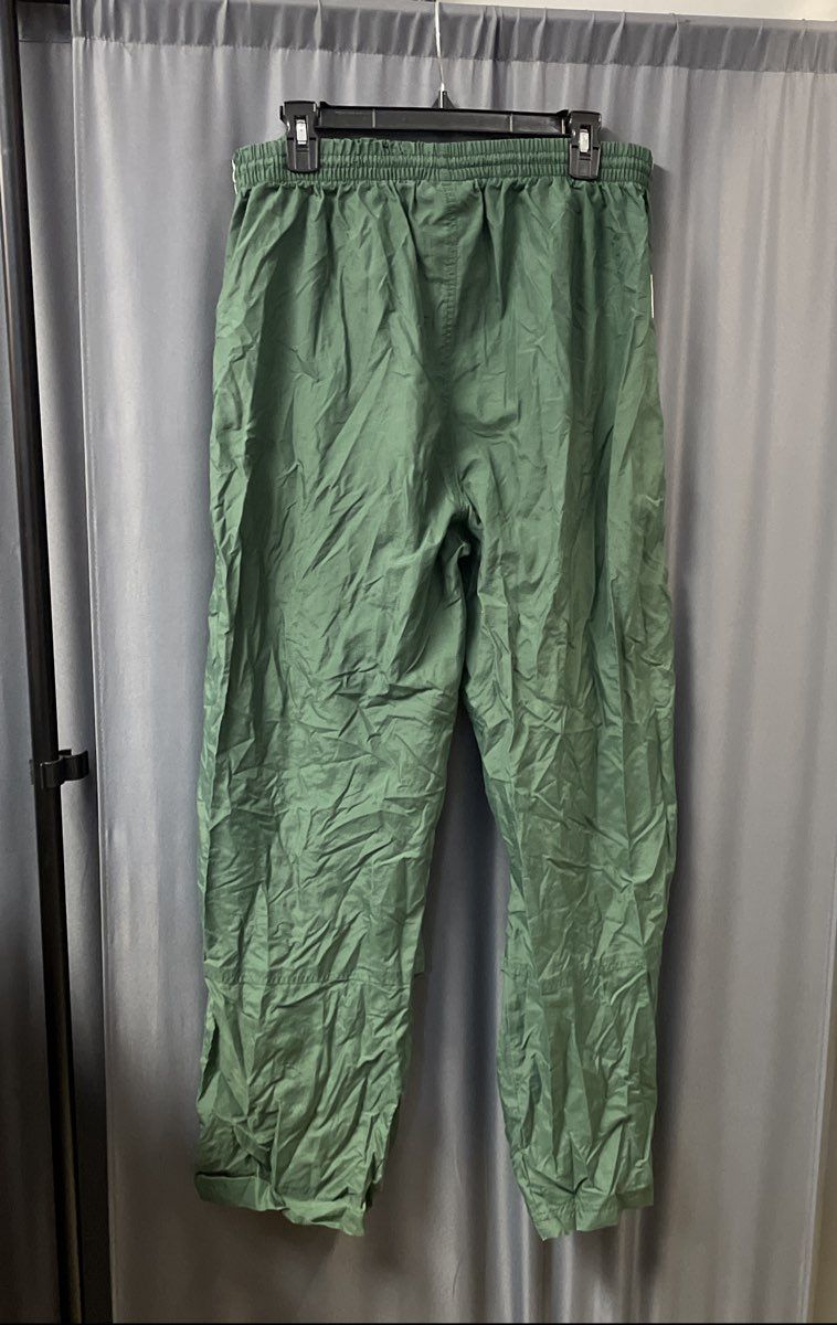 Vintage Y2K VF Imagewear Green Bay Packers Track Pants Green Gold Nylon Sz L
