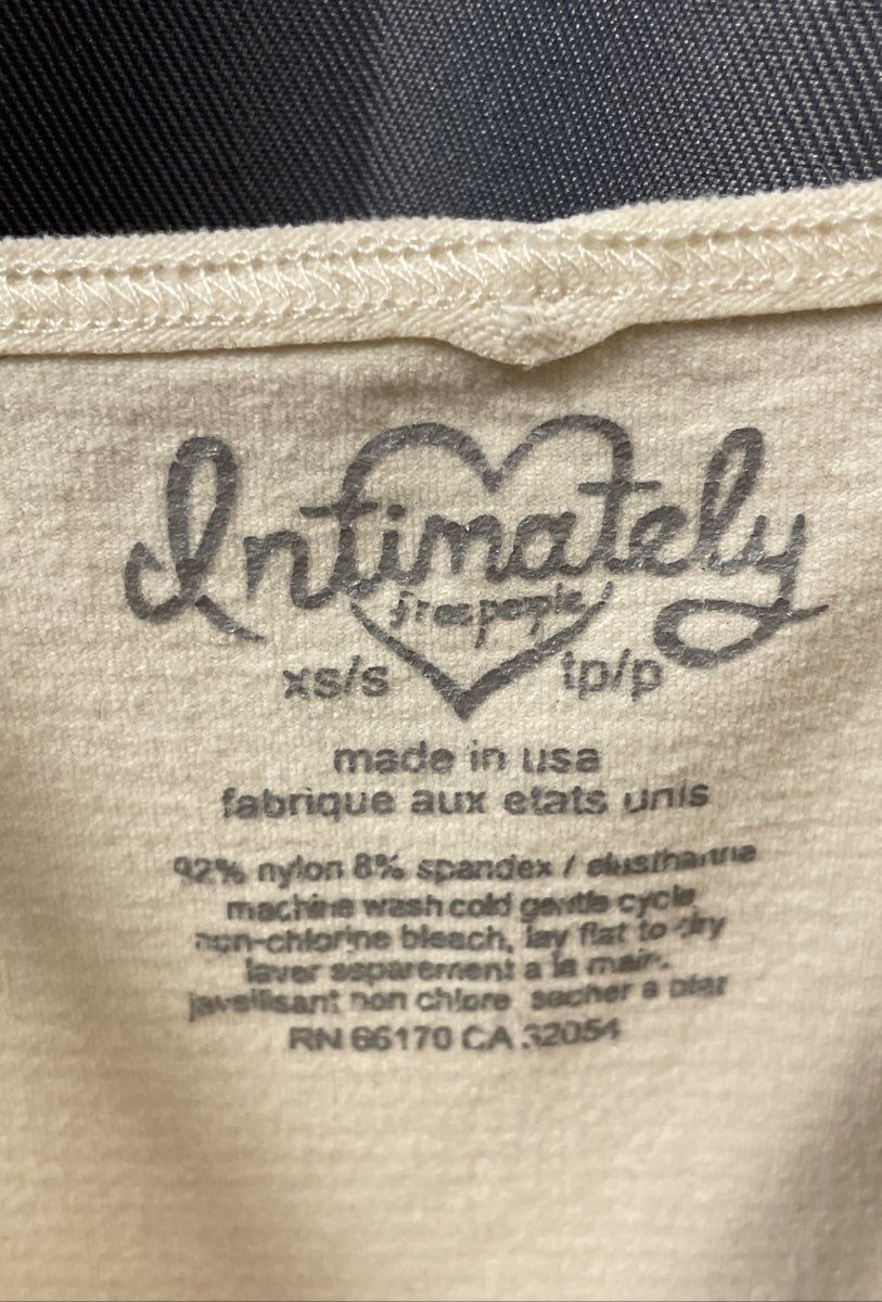 Free People Intimately Women's Under Dress Slip Set 2 Beige White Sz XS/S M/L