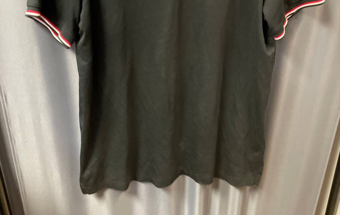 Polo Ralph Lauren Men's Black Tipped Short Sleeve Polo Golf Shirt Size L