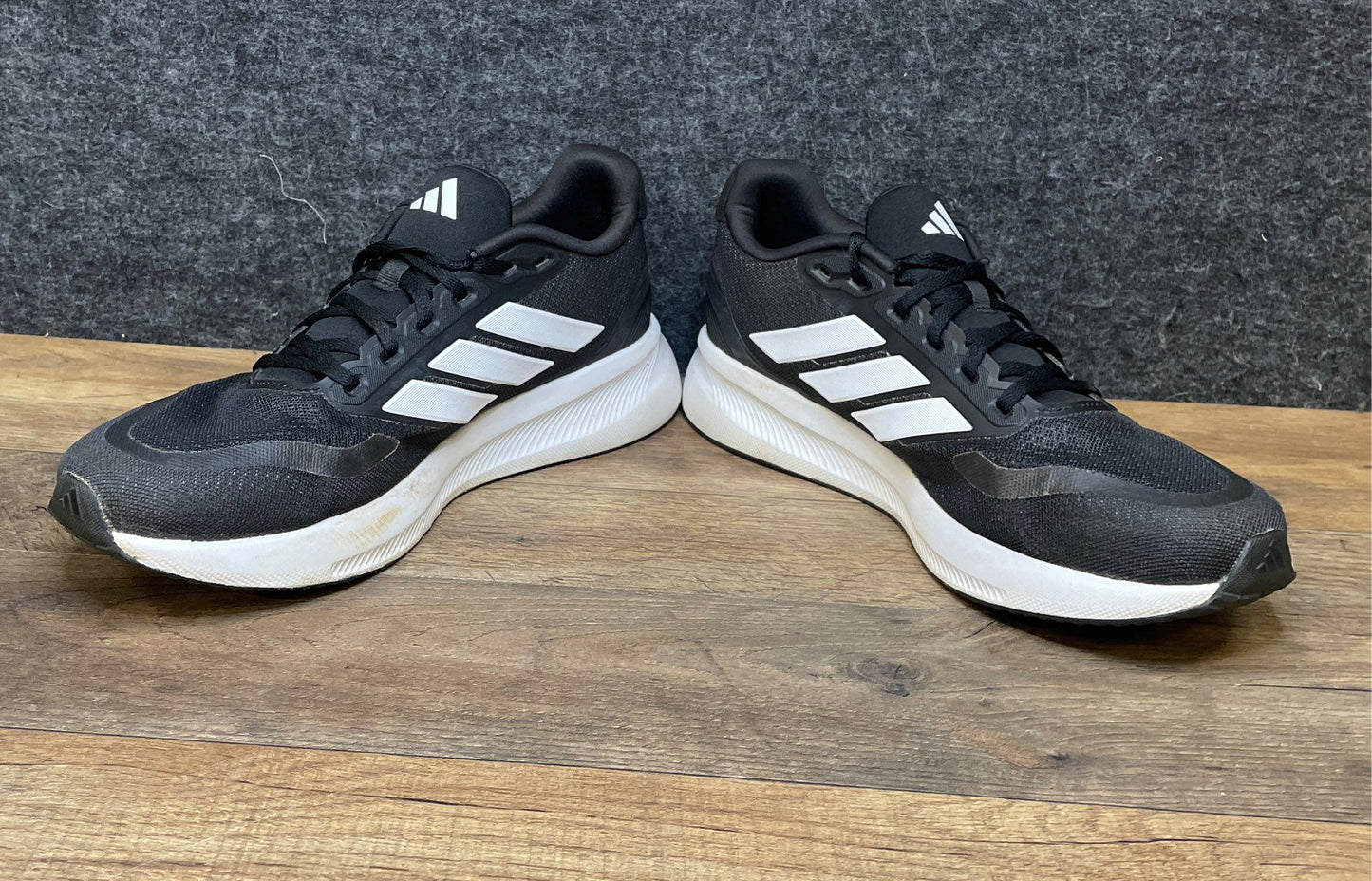 Adidas Duramo 10 Core Black Cloud White Running Shoes Size 10