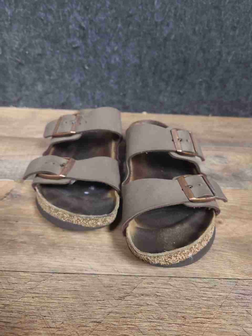 Birkenstock Arizona Mocha Brown Two Strap Comfort Sandals EU 39 Women's 8