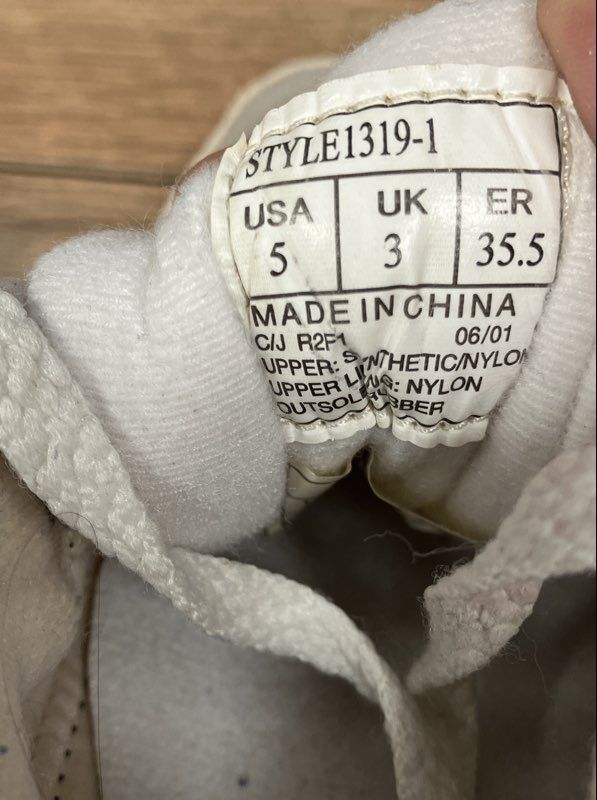 Vintage 2001 Saucony GRID White Navy Red Running Shoes Women's Size 5