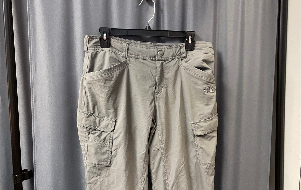 The North Face Women's Gray Cargo Hiking Outdoor Pants Size 8