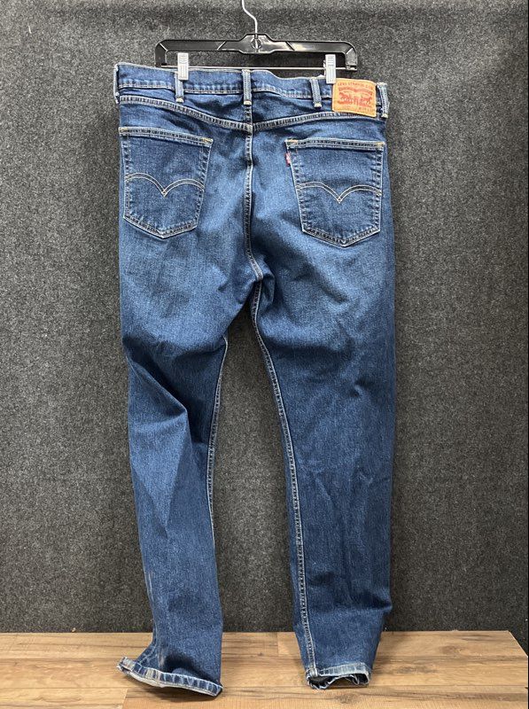 Levi's Men's 505 Regular Fit Straight Leg Jeans Blue Denim W38 L32