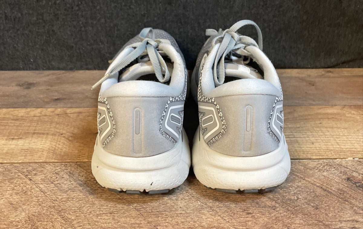 Brooks Ghost 14 Grey White Neutral Running Shoes Womens Size 8