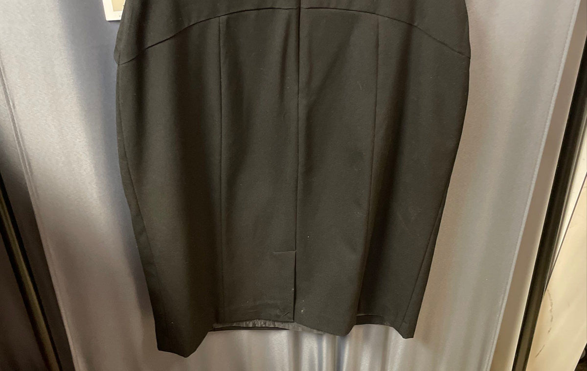 Calvin Klein Women's Black Sleeveless Belted Peplum Sheath Dress Sz 14 NWT