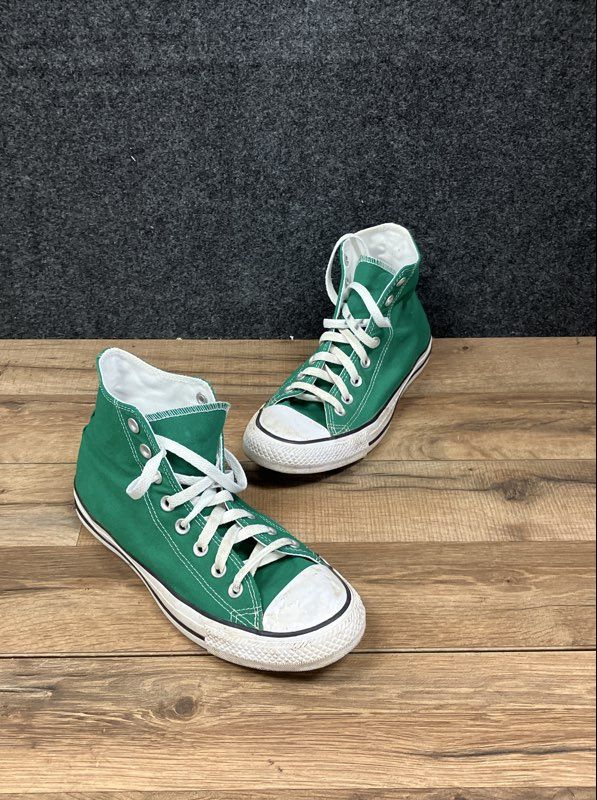 Converse Chuck Taylor All Star High Top Green Canvas Size Men 7 Women 9