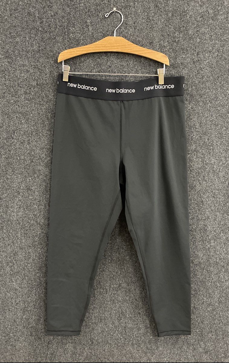 New Balance Women's NB Sleek Leggings Black 25" High Rise 4-Way Stretch Sz XL
