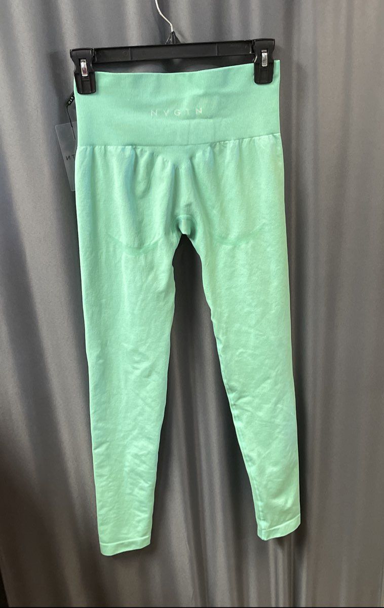 NVGTN Women's Mint Seamless High Waisted Workout Leggings NWT Size M