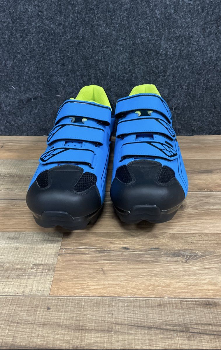 Kushike Sport Blue Black Neon Men's MTB Cycling Shoes Size EU 47