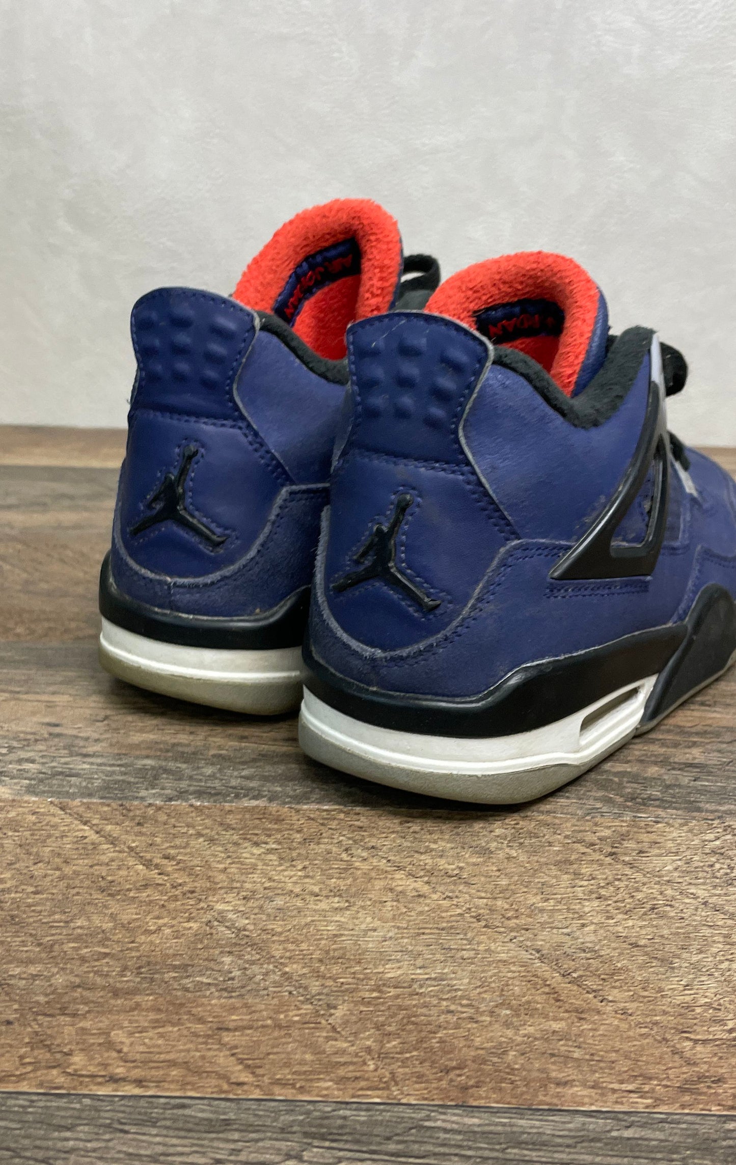 Nike Air Jordan 4 Retro Winterized Loyal Blue GS Size 4Y CQ9745-401