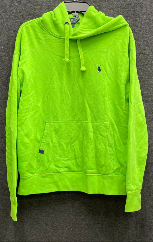 Polo Ralph Lauren Men's Performance Fleece Pullover Hoodie Lime Green Size M