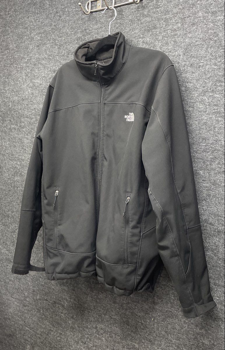 The North Face Men's Black Apex Bionic Softshell Full Zip Jacket Size XL