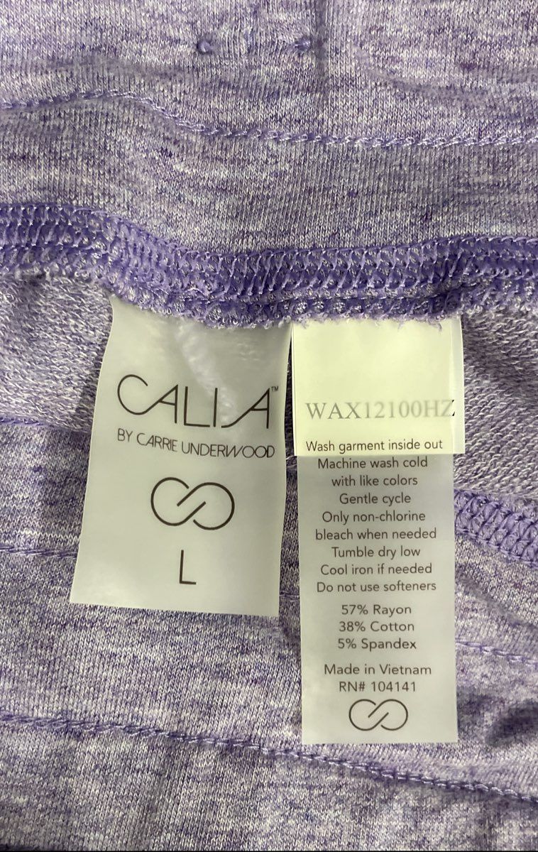 Calia by Carrie Underwood Women's Effortless Mid Rise Legging Purple NWT Sz L