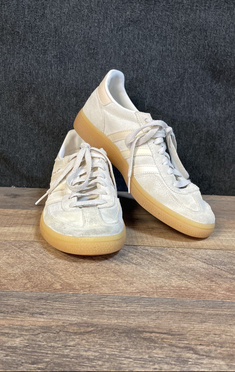 Adidas Originals Handball Spezial Wonder White Gum Sneakers JH6365 Size 6