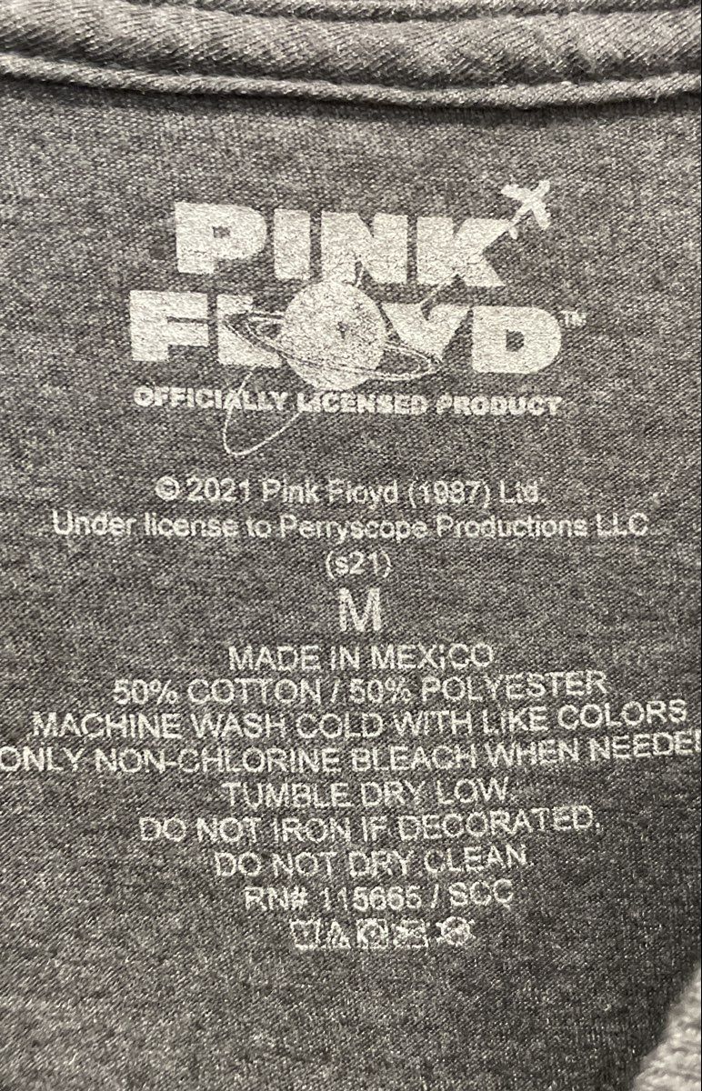 Pink Floyd Dark Side of the Moon T-Shirt Reprint Perryscope Sz M