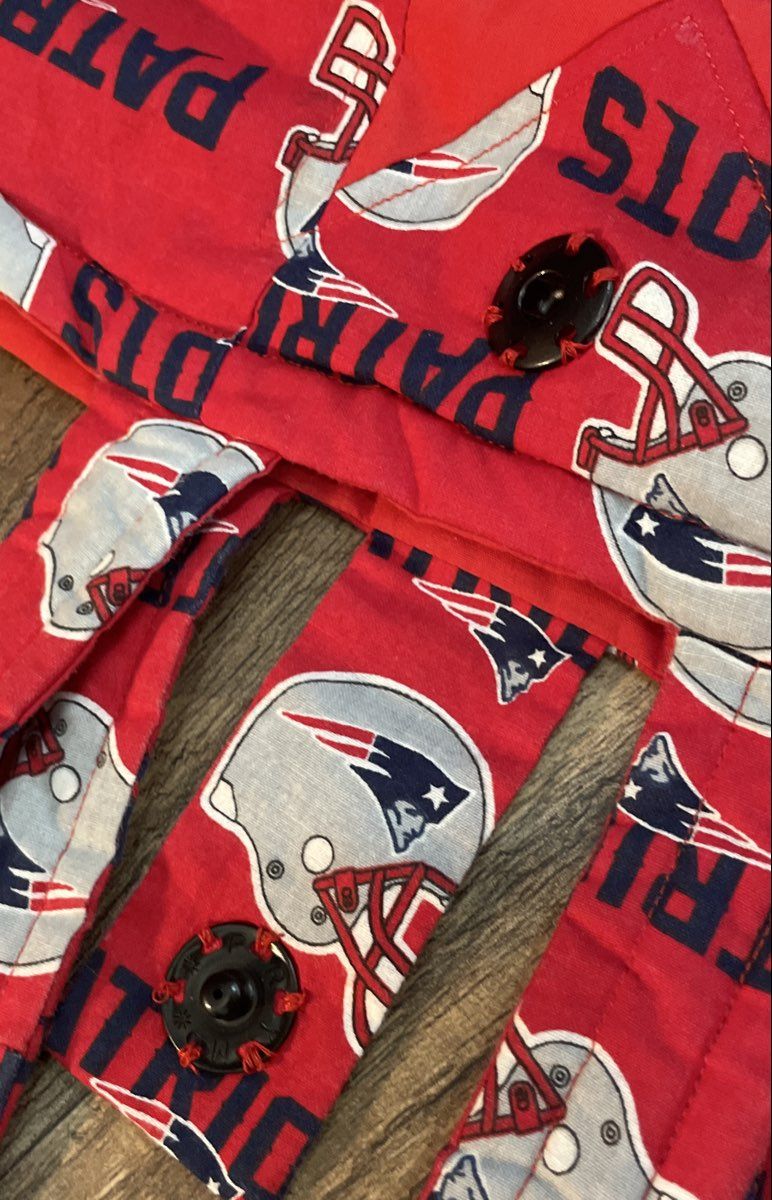 New England Patriots Red Quilted Star Patchwork Tote Bag Shoulder Bag NFL
