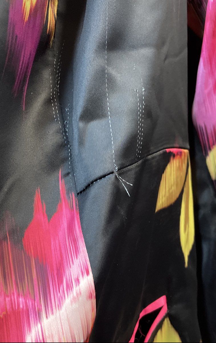 Torrid Women's Black Pink Floral Satin Open Front Blazer Jacket Plus Size 3
