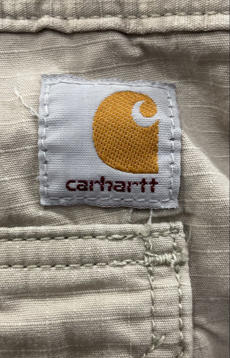 Carhartt Men's Tan Relaxed Fit Cotton Ripstop Cargo Utility Shorts Size 40