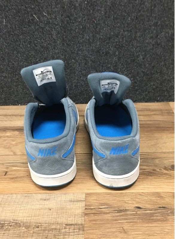 Nike Suketo Cool Grey Gamma Blue Low Top Sneakers Youth Size 7Y