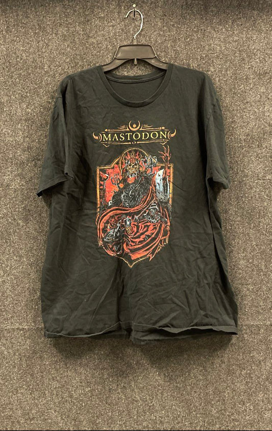 Mastodon Heavy Metal Band Graphic T-Shirt Reprint Sz 2XL